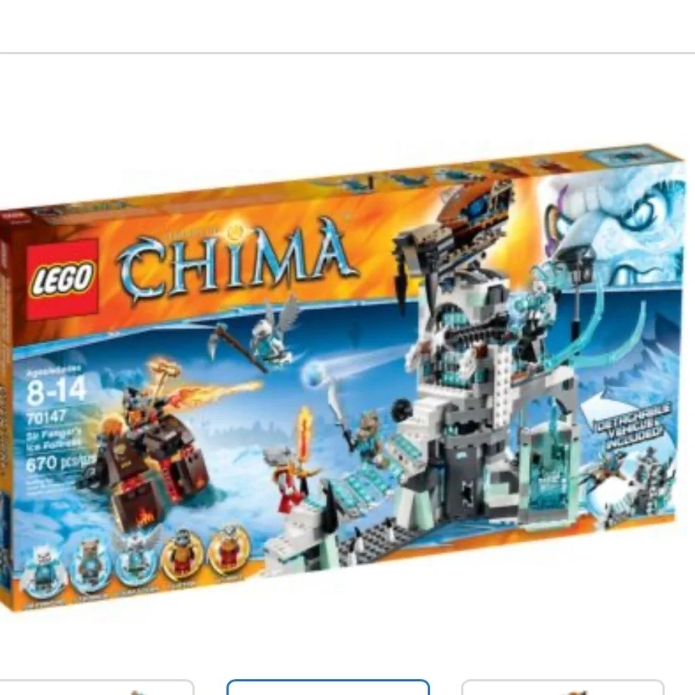 Lego China Sir Fangar’s Ice Fortress set 70147 new in sealed box 670 pieces